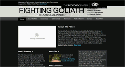 Desktop Screenshot of fightinggoliathfilm.com